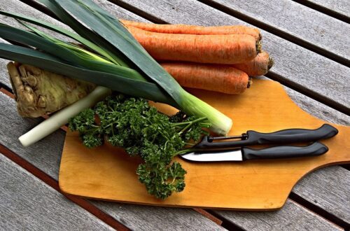 zelenina na domácí polévkové koření